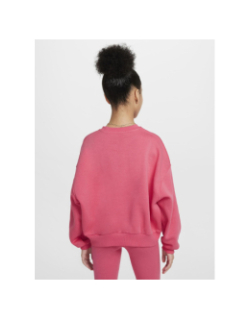 Sweat club flc crop rose fille - Nike