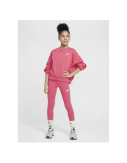 Sweat club flc crop rose fille - Nike