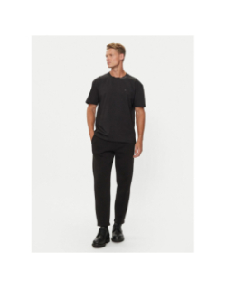 T-shirt neck logo noir homme - Calvin Klein