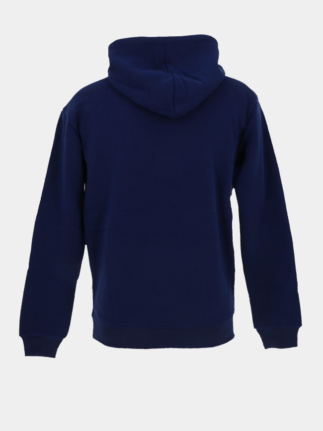 Sweat à capuche logo brodé bleu marine homme - Project X Paris