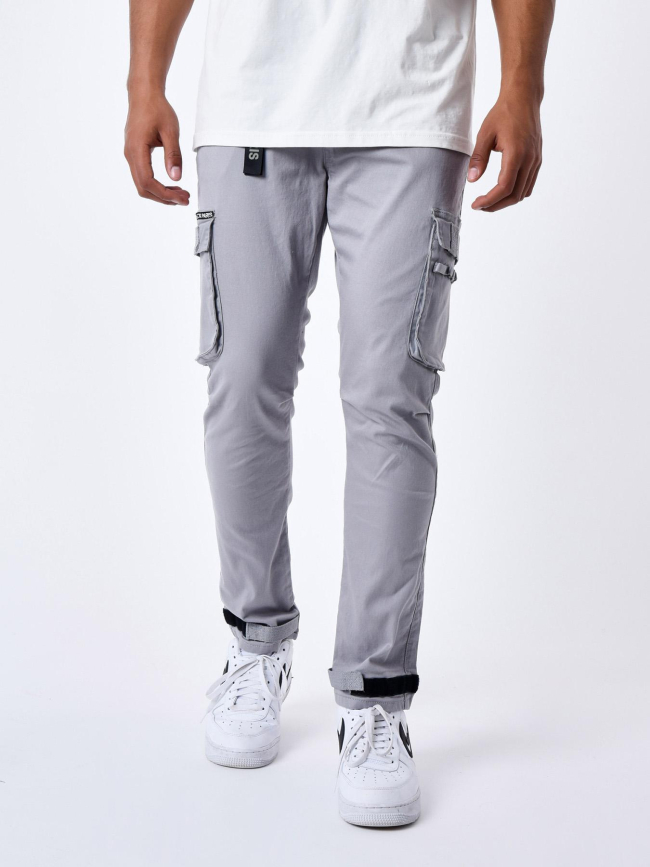 Pantalon cargo gris homme - Project X Paris