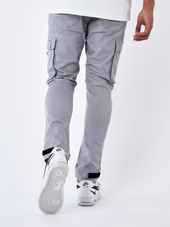 Pantalon cargo gris homme - Project X Paris