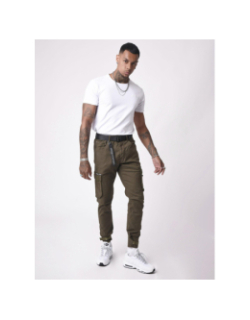 Pantalon cargo kaki homme - Project X Paris