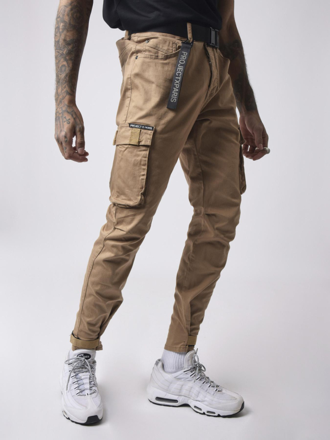 Pantalon cargo marron homme - Project X Paris