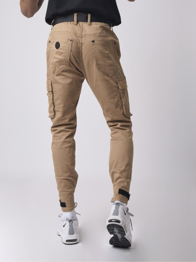 Pantalon cargo marron homme - Project X Paris