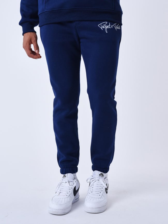 Jogging logo signature bleu marine - Project X Paris