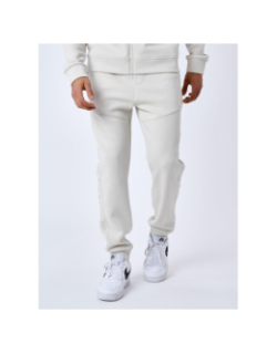 Jogging bande logo signature beige homme - Project X Paris