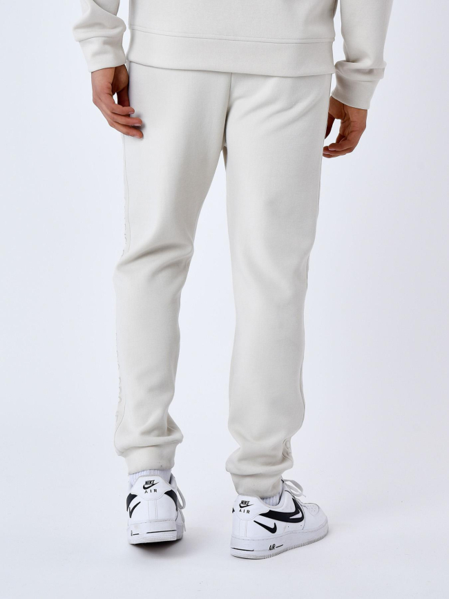 Jogging bande logo signature beige homme - Project X Paris