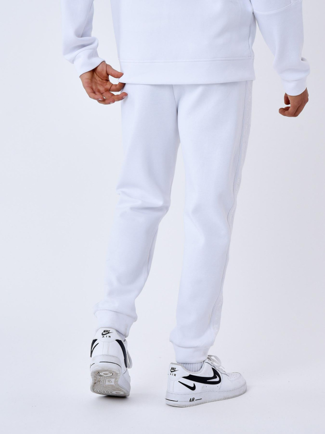 Jogging bande logo signature blanc homme - Project X Paris