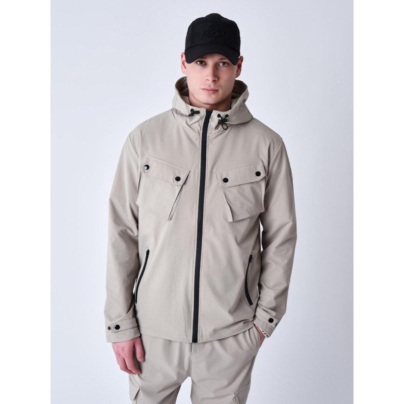 Veste légère multi poches gris homme - Project X Paris