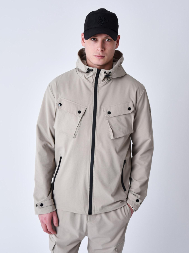 Veste légère multi poches gris homme - Project X Paris