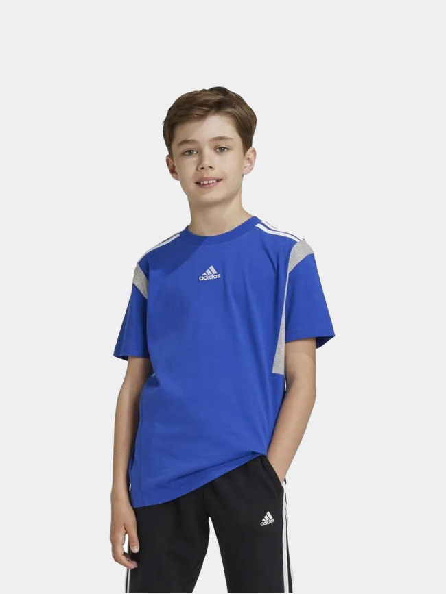 T-shirt classic 3 stripes bleu enfant - Adidas