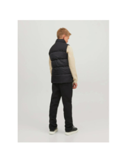 Doudoune sans manche toby noir garçon - Jack & Jones