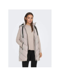 Doudoune sans manche skylar beige femme - JDY