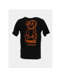 T-shirt à manches courtes trace boom noir homme - Jack & Jones