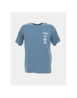 T-shirt à manches courtes trace boom bleu homme - Jack & Jones