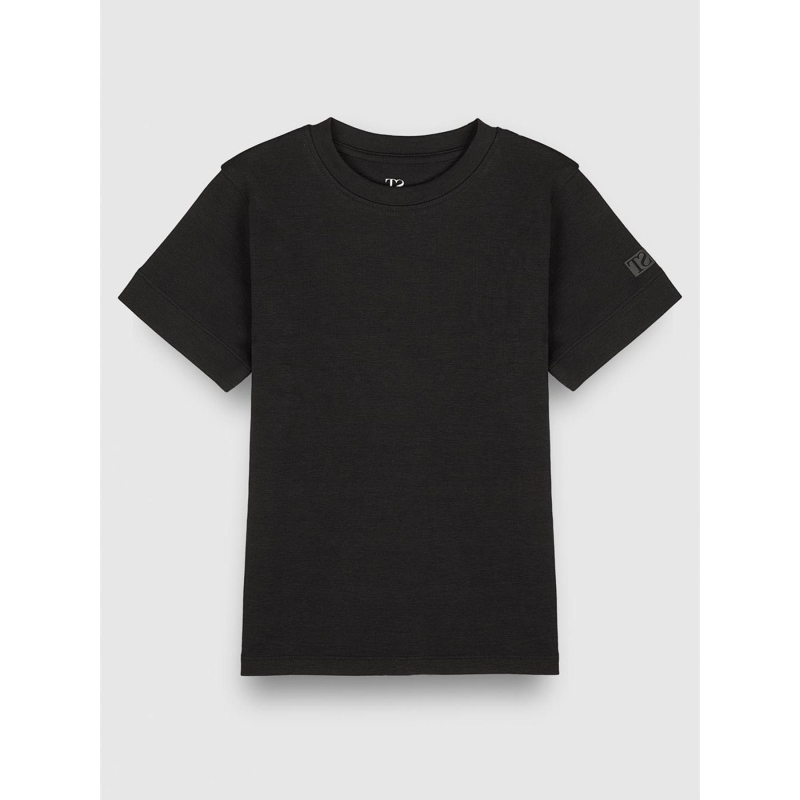 T-shirt manches courtes ribou enfant noir - Teddy Smith