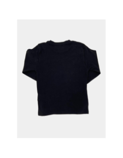 T-shirt manches longues ribou noir fille - Teddy Smith