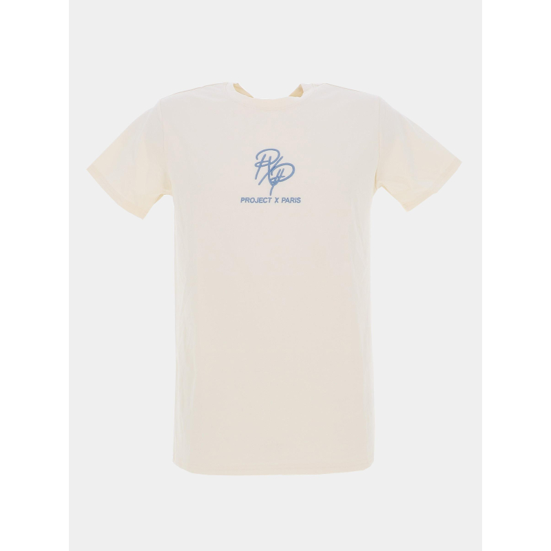 T-shirt logoté beige homme - Project X Paris