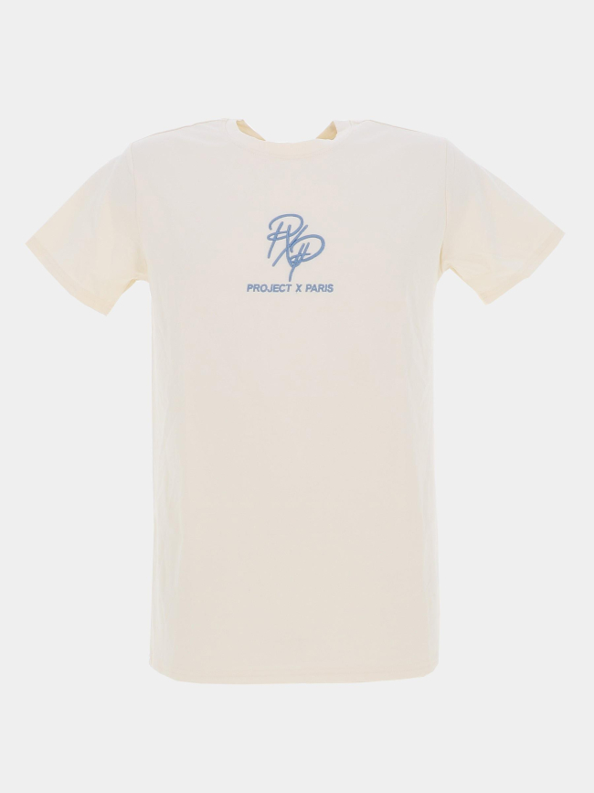 T-shirt logoté beige homme - Project X Paris