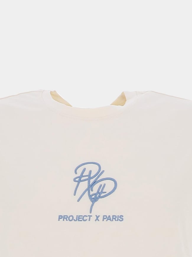 T-shirt logoté beige homme - Project X Paris