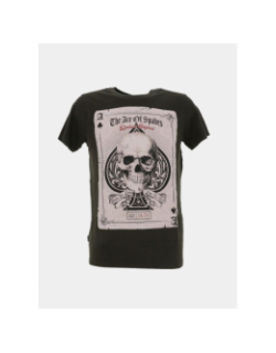 T-shirt ace of spades skull kaki homme - Deeluxe