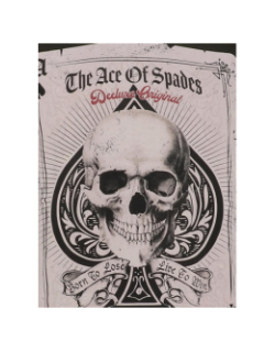 T-shirt ace of spades skull kaki homme - Deeluxe