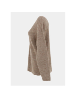 Pull crewlefile marron femme - Vero Moda