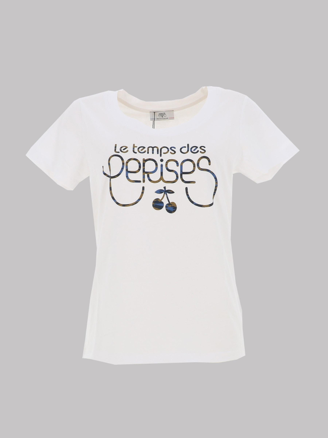 T-shirt moubi blanc femme - Le Temps Des Cerises