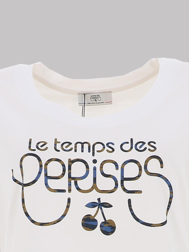 T-shirt moubi blanc femme - Le Temps Des Cerises