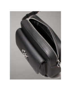 Sac à main bandoulière re-lock camera noir femme - Calvin Klein