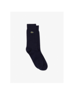 Pack 2 paires chaussettes montantes bleu marine homme - Lacoste