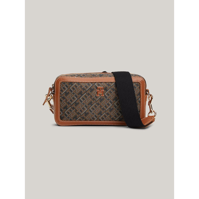 Sac bandoulière th monoplay marron femme - Tommy Hilfiger