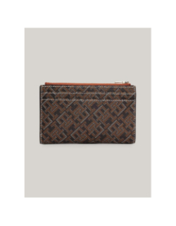 Portefeuille plat monoplay marron femme - Tommy Hilfiger