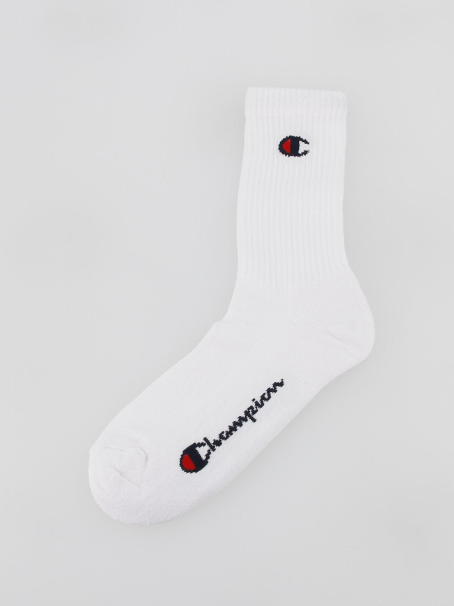 Pack de 3 paires de chaussettes de sport blanc enfant - Champion