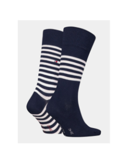 Pack 2 paires chaussettes bleu marine homme - Tommy Hilfiger