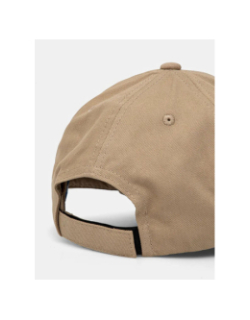 Casquette en twill étiquette logotée brodée beige - Hugo