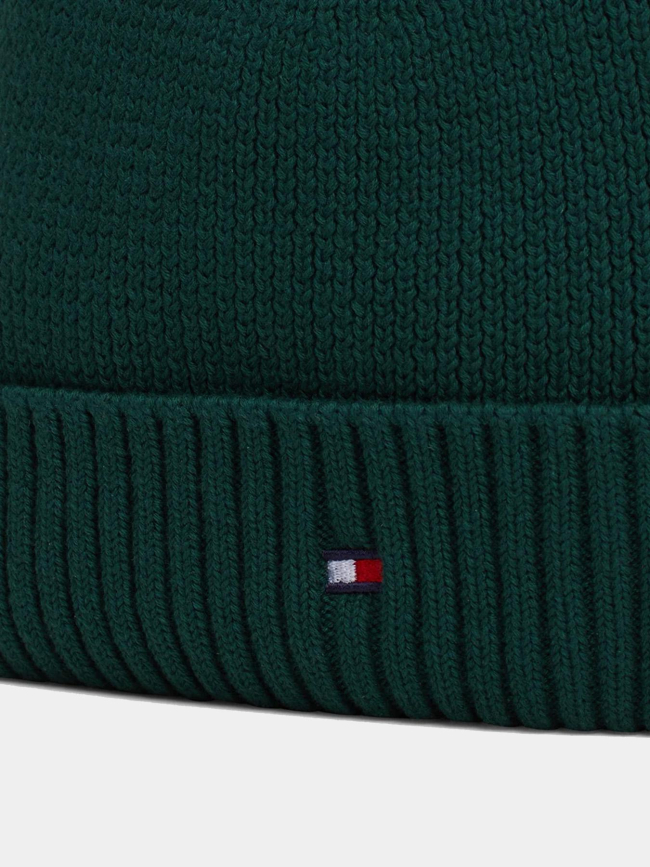 Bonnet essential à drapeau brodé vert enfant - Tommy Hilfiger