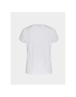 T-shirt merima blanc doré femme - Pieces