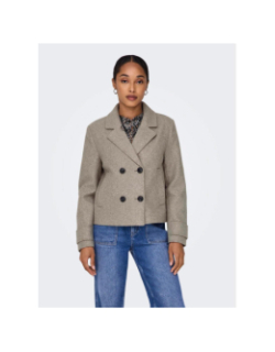 Manteau court freja beige femme - Only