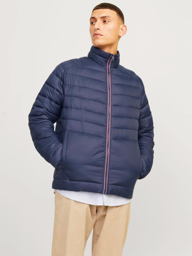 Doudoune fine sprint puffer bleu marine homme - Jack & Jones