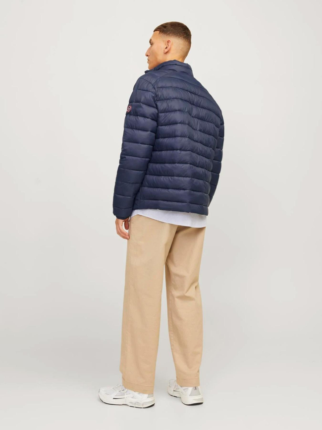 Doudoune fine sprint puffer bleu marine homme - Jack & Jones