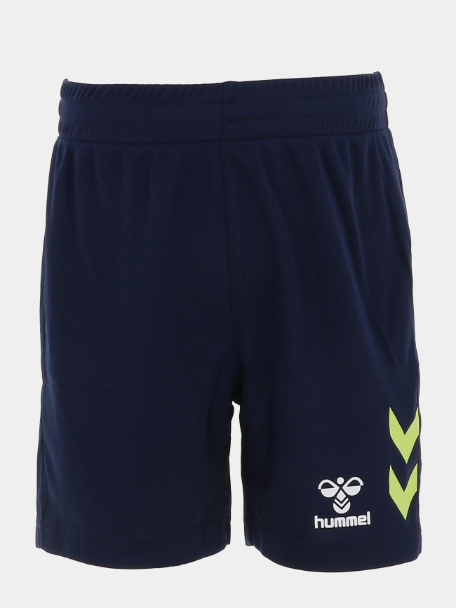 Short de sport hmlgraphic genesis bleu marine enfant - Hummel