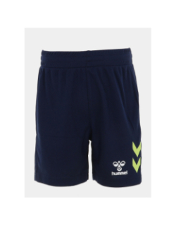 Short de sport hmlgraphic genesis bleu marine enfant - Hummel