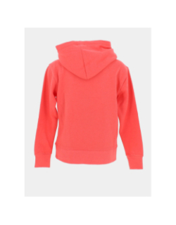 Sweat à capuche uni logo corail fille - Champion