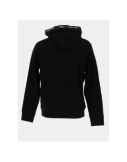 Sweat à capuche trace script noir homme - Jack & Jones