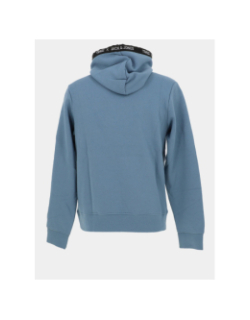 Sweat à capuche trace scipt bleu homme - Jack & Jones