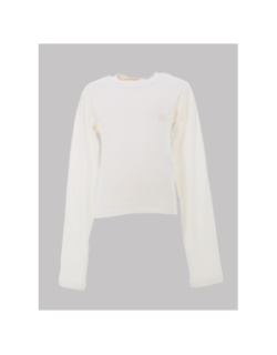 T-shirt manches longues ribou blanc fille - Teddy Smith