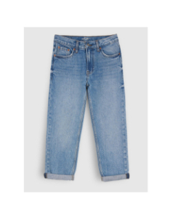 Jean taille ajustable dad pant jr bleu enfant - Teddy Smith