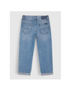 Jean taille ajustable dad pant jr bleu enfant - Teddy Smith